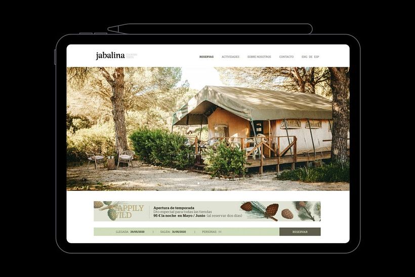 Jabalina Country Tents - Art Direction