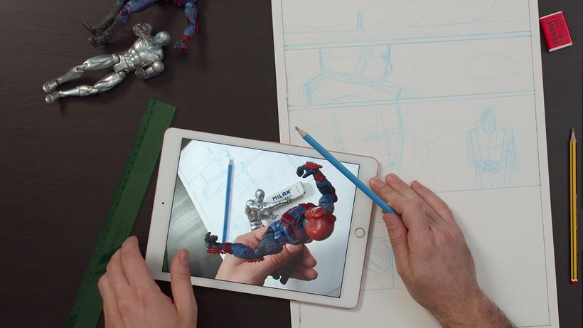 Drawing Tutorial: How to Create a Superhero Comic Page 8