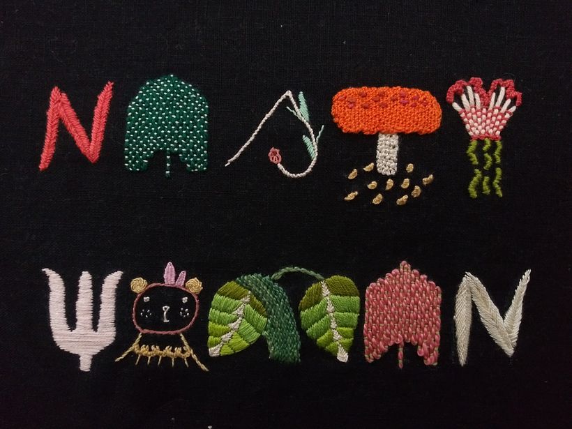 My project in Introduction to Raised Embroidery course 0