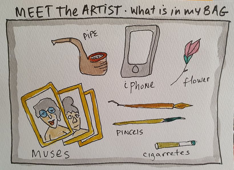 An apple to the teacher My Project for Graphic Novels course 3