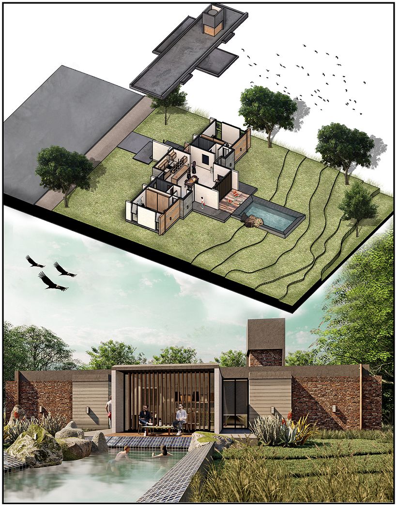 Mi Proyecto del curso: Ilustración digital de proyectos arquitectónicos 1