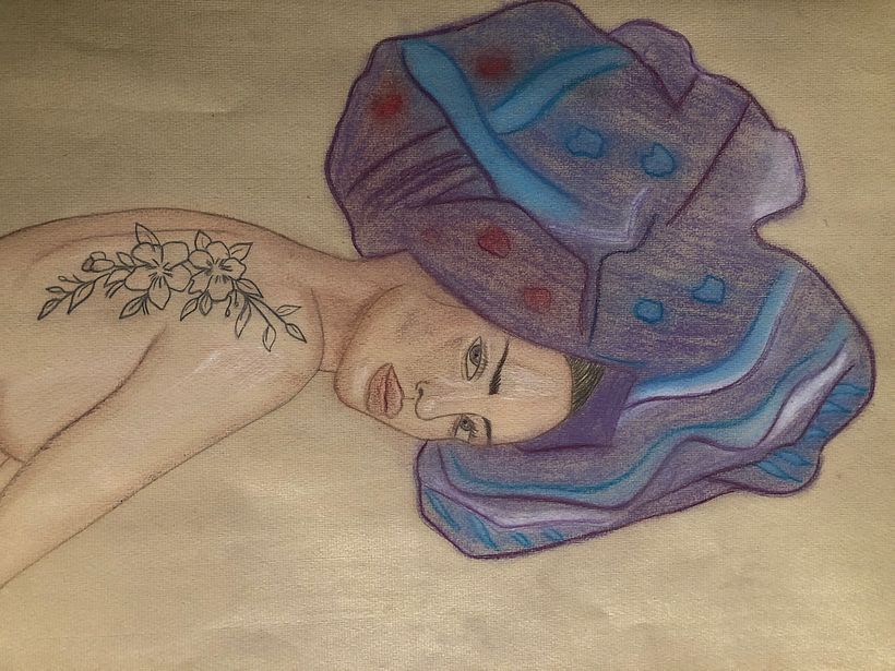 Mi Proyecto del curso: Ilustración con pastel y lápices de colores 1