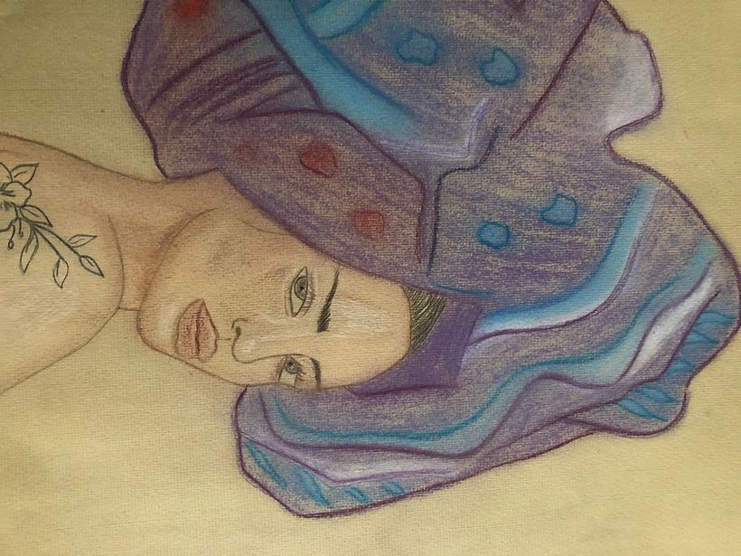 Mi Proyecto del curso: Ilustración con pastel y lápices de colores 3