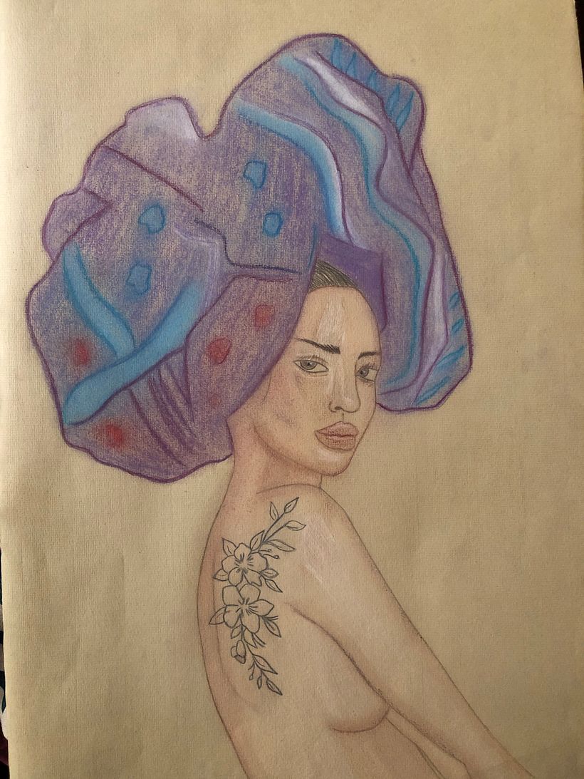 Mi Proyecto del curso: Ilustración con pastel y lápices de colores 6