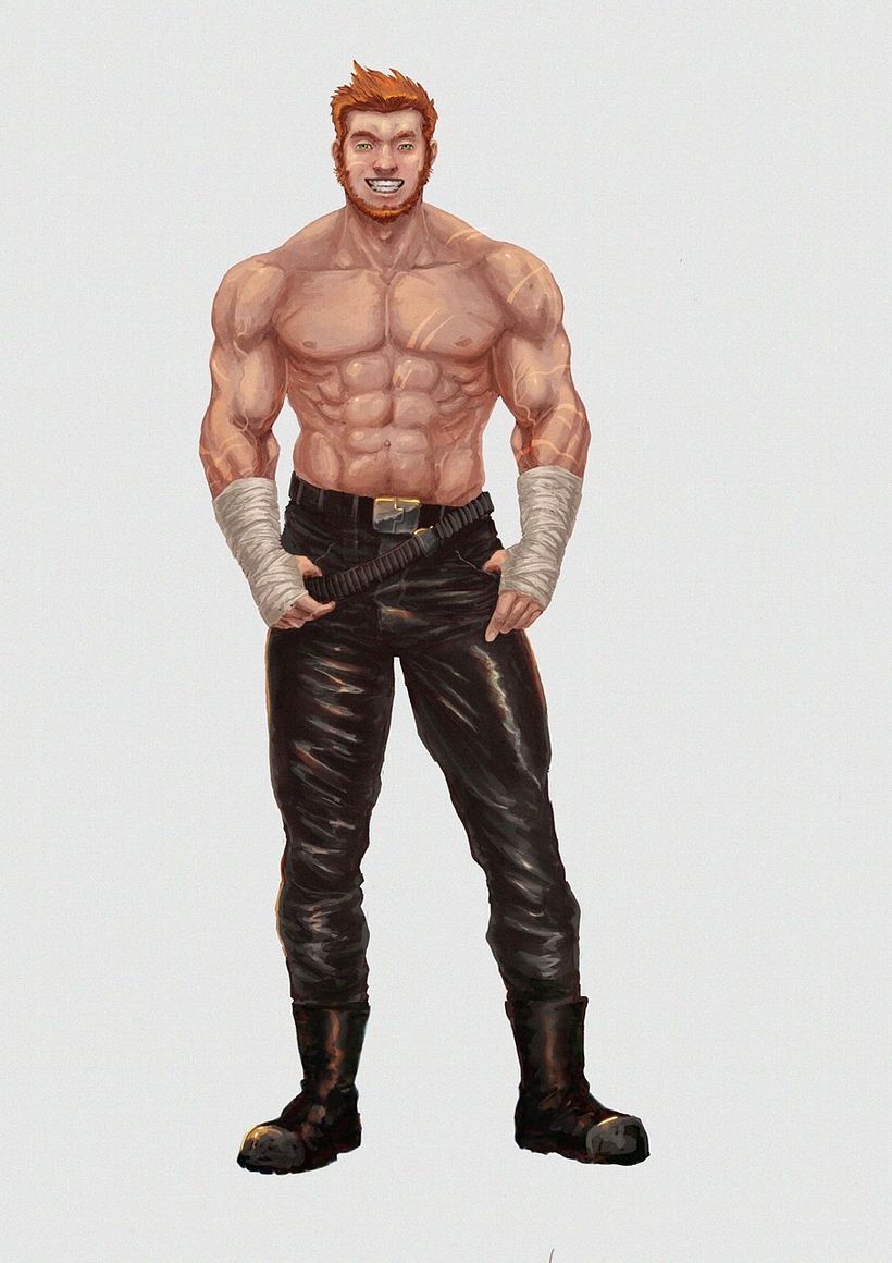 Personaje heroico para juego de rol 1