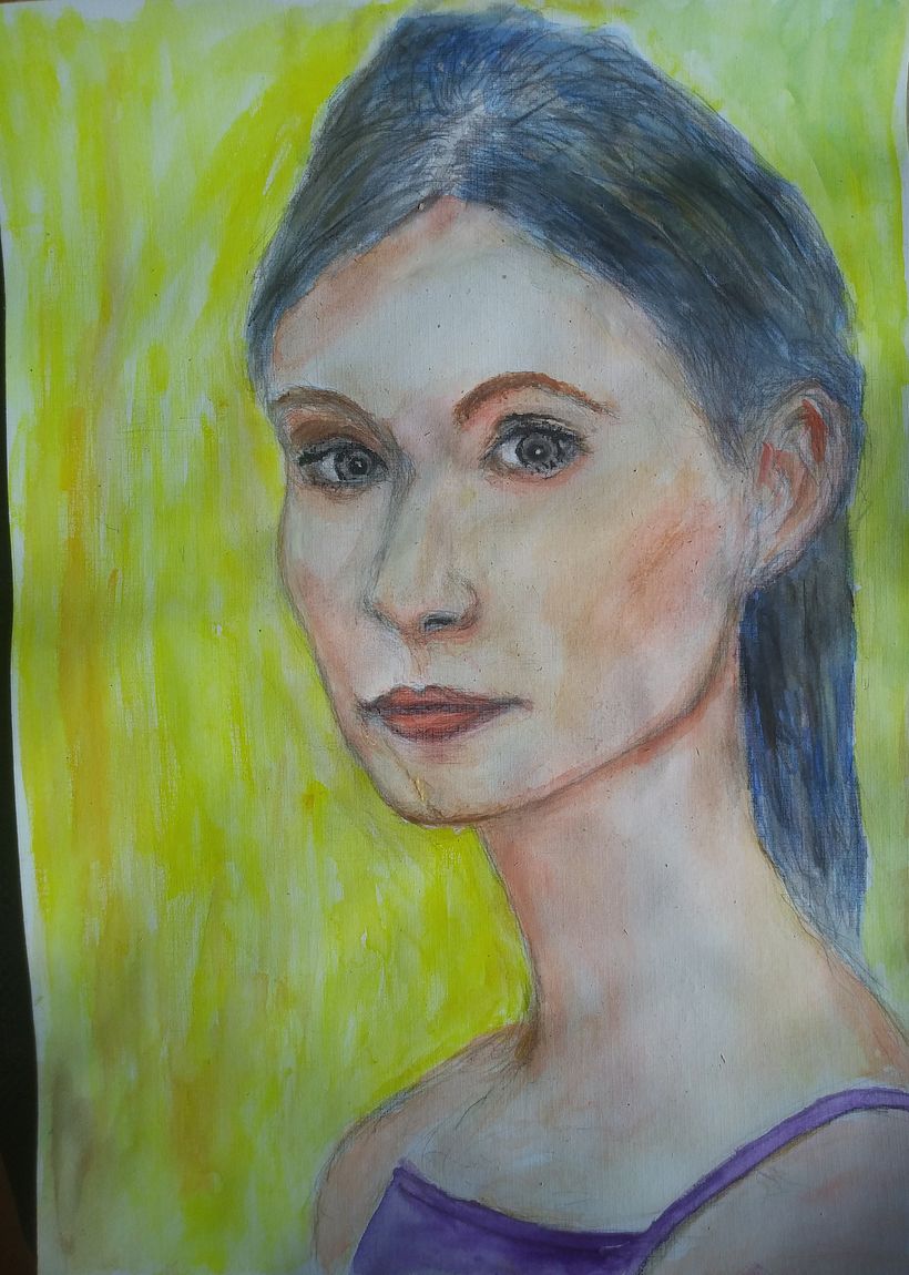 My project in  Watercolor Portrait Sketchbook course -1