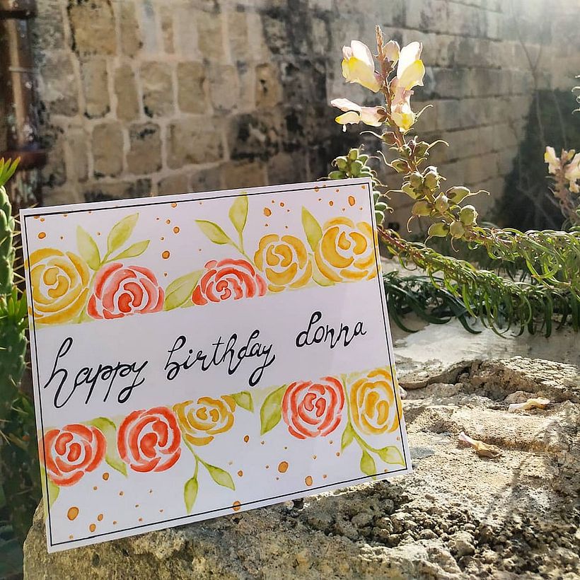 Hand-Painted Cards using Watercolor Pens 1