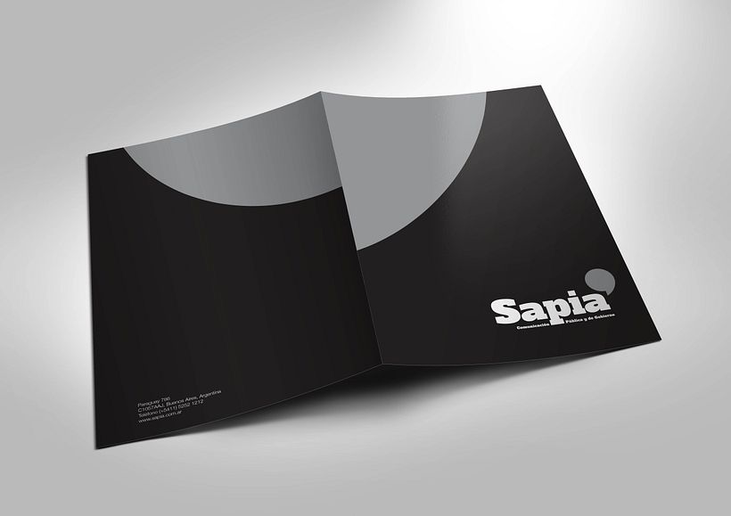 Diseño de Identidad de Sapia, Comunicación Pública y de Gobierno