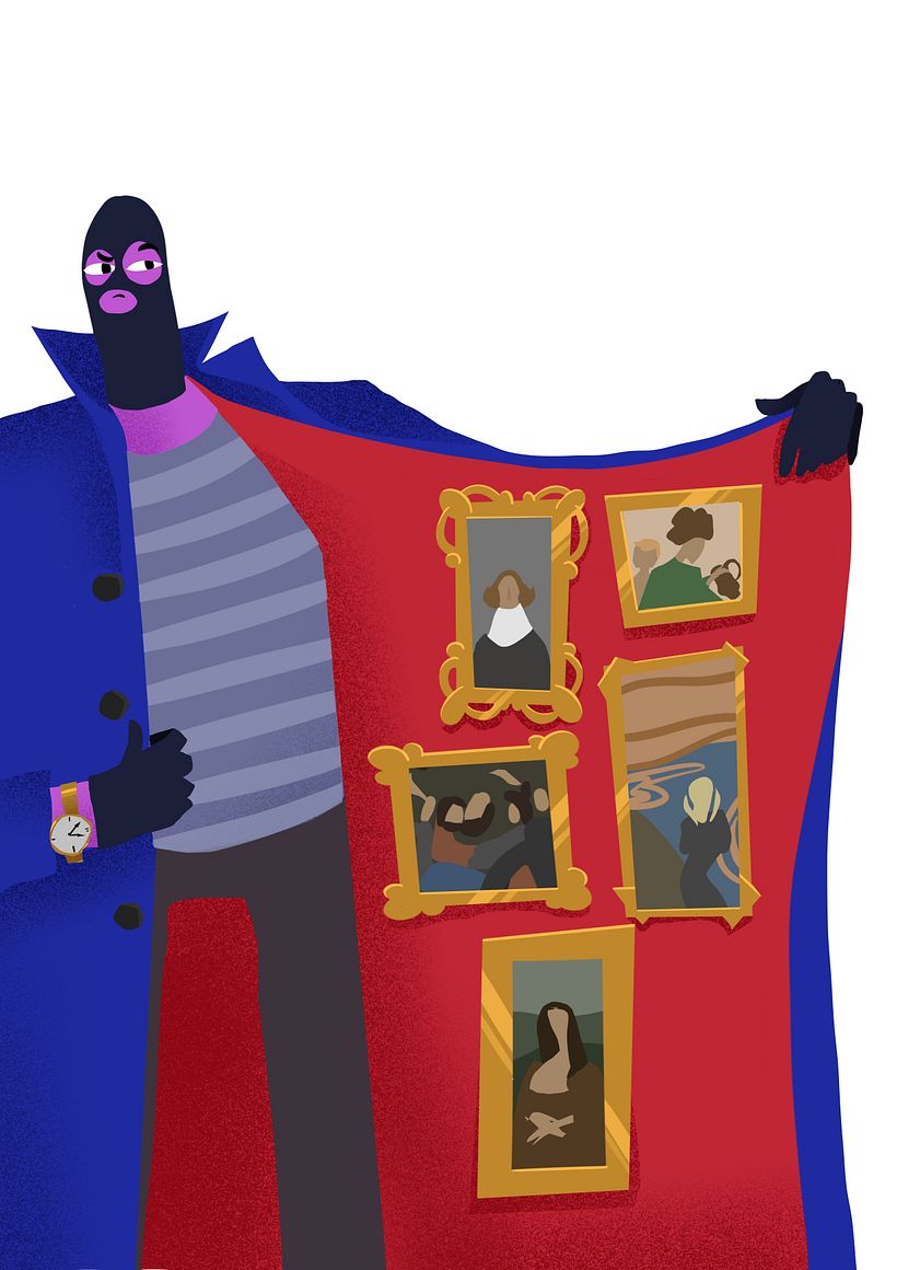 My project in Editorial Illustration for Magazines course 0