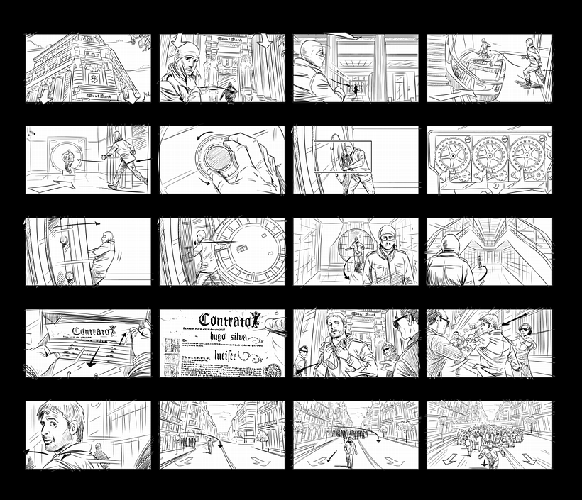 A shooting board for a commercial