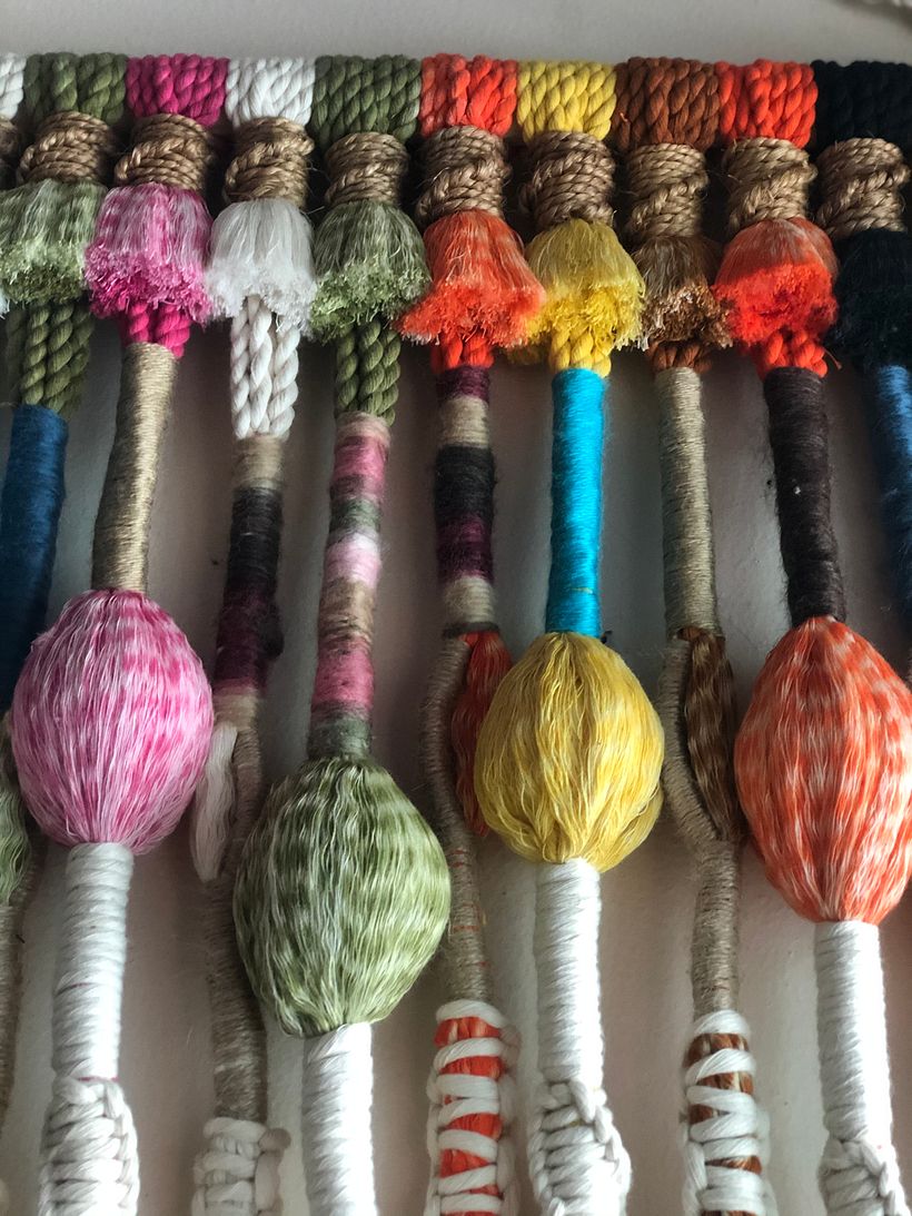 Mi Proyecto del curso: Macramé: técnicas de tejido envuelto 0
