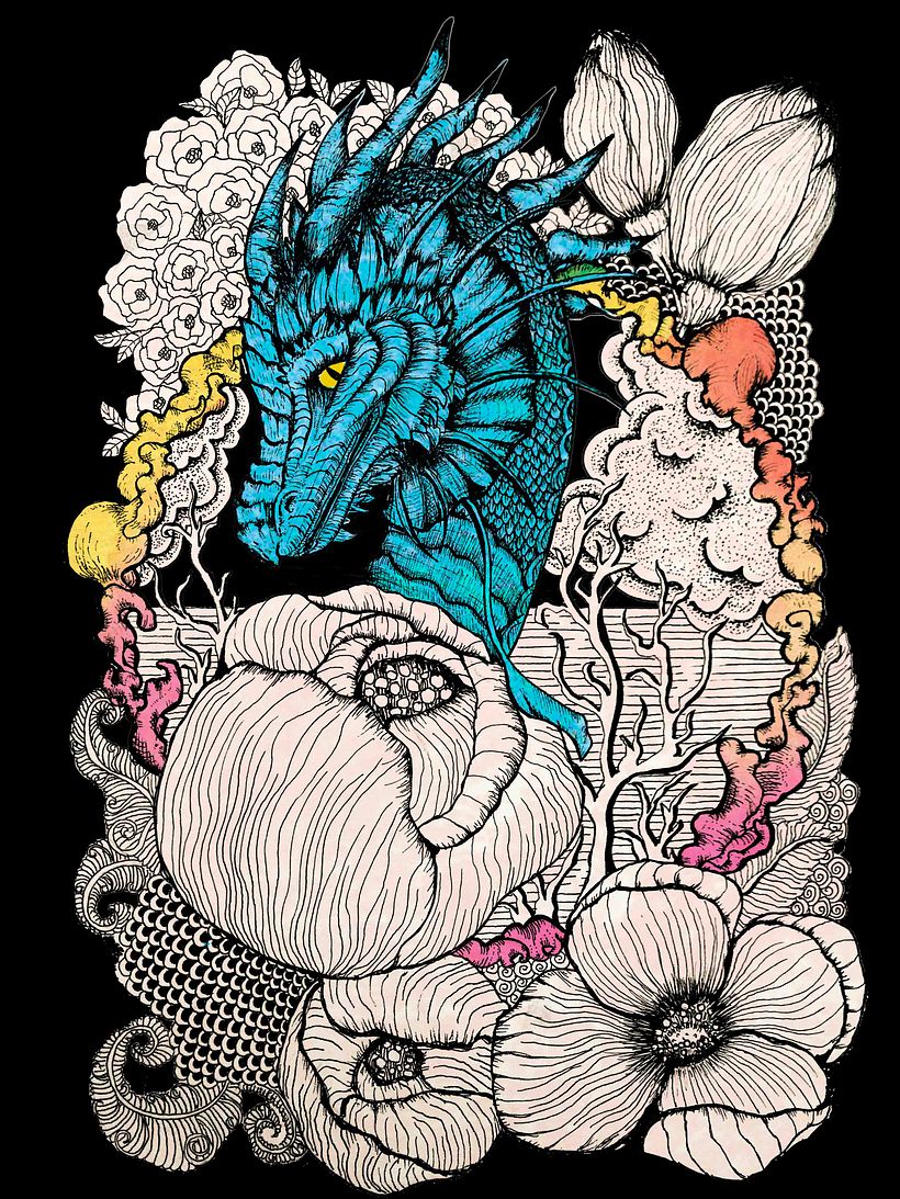 CheersKitty illustration in colour 2