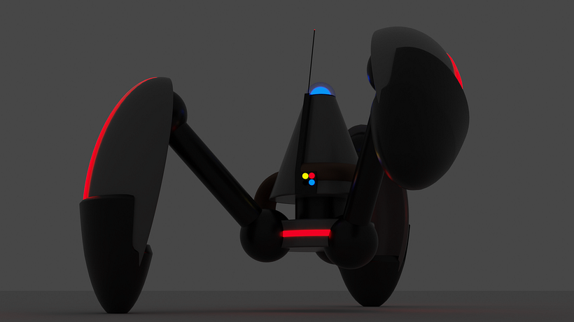 Probando Blender: Droid 2