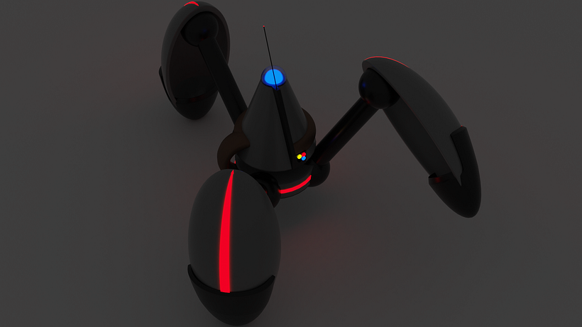 Probando Blender: Droid 3