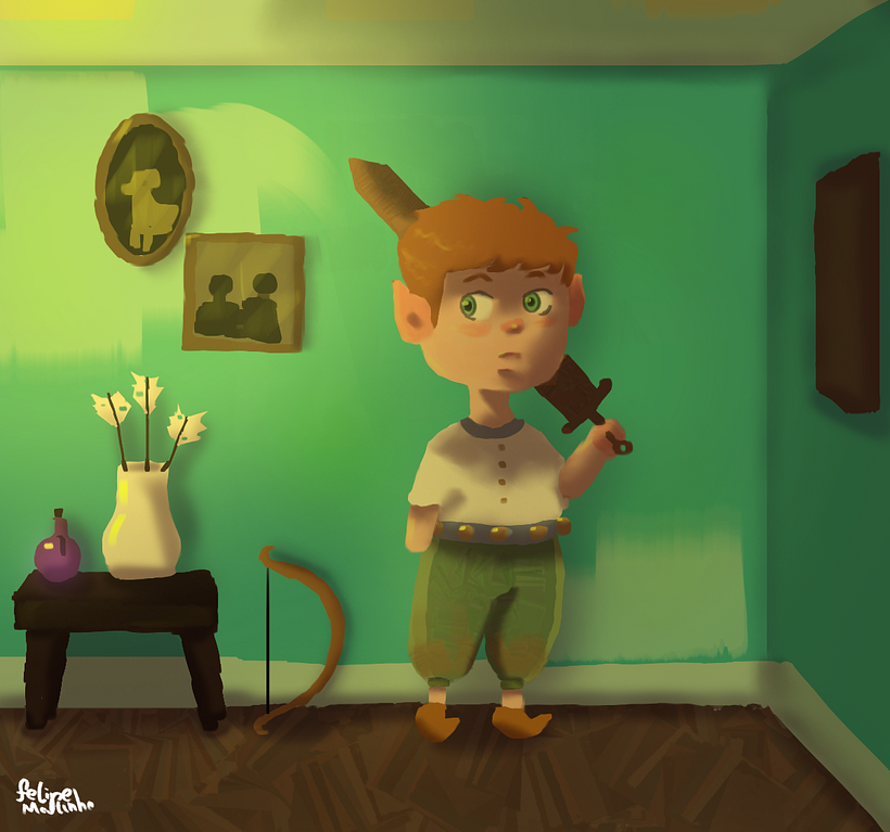 Meu projeto do curso: Princípios de iluminação para pintura digital 0