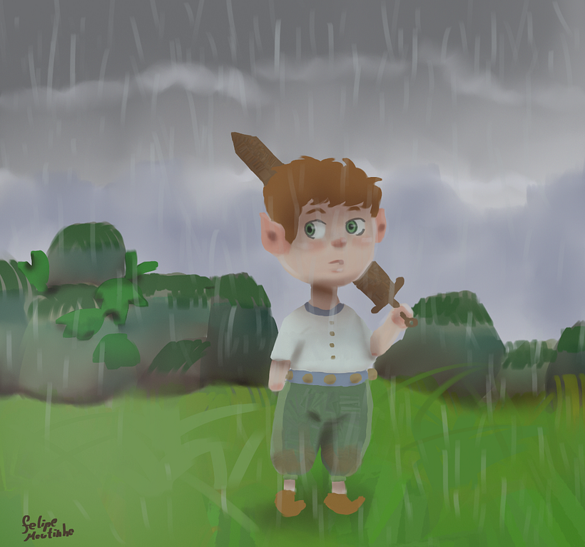 Meu projeto do curso: Princípios de iluminação para pintura digital 3
