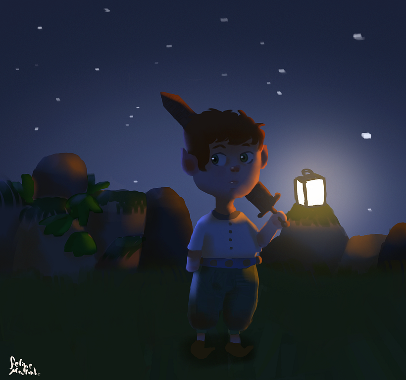 Meu projeto do curso: Princípios de iluminação para pintura digital 4