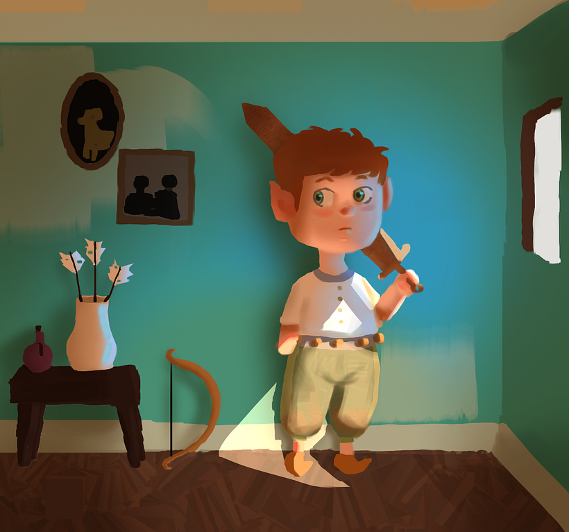 Meu projeto do curso: Princípios de iluminação para pintura digital 6