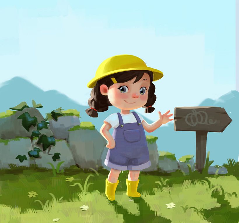 Our project in Lighting Principles for Digital Painting course 1