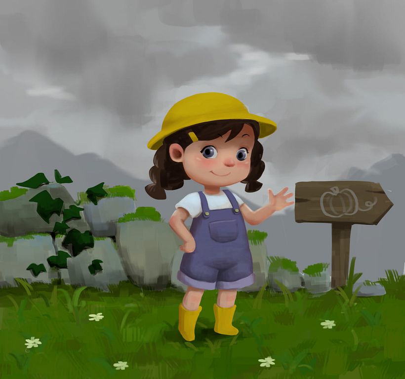 Our project in Lighting Principles for Digital Painting course 3