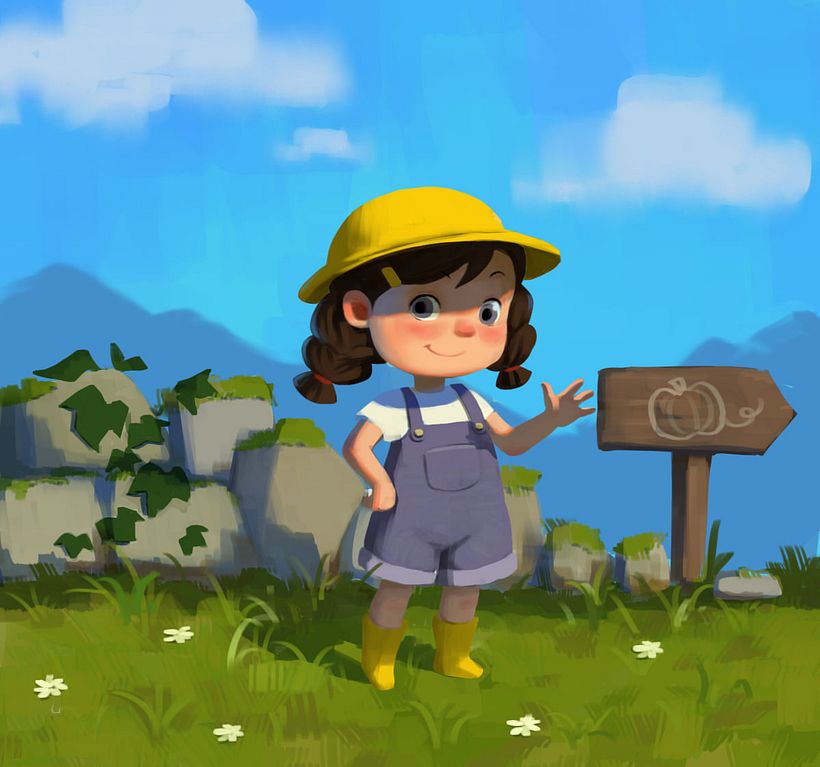 Our project in Lighting Principles for Digital Painting course 2