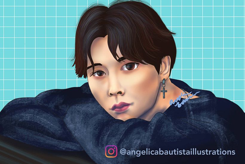 My bias from NCT 127, Johnny.  |  Procreate