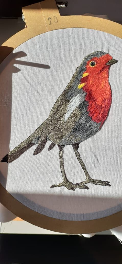 Mi Proyecto del curso: Pintar con hilo: técnicas de ilustración textil -1