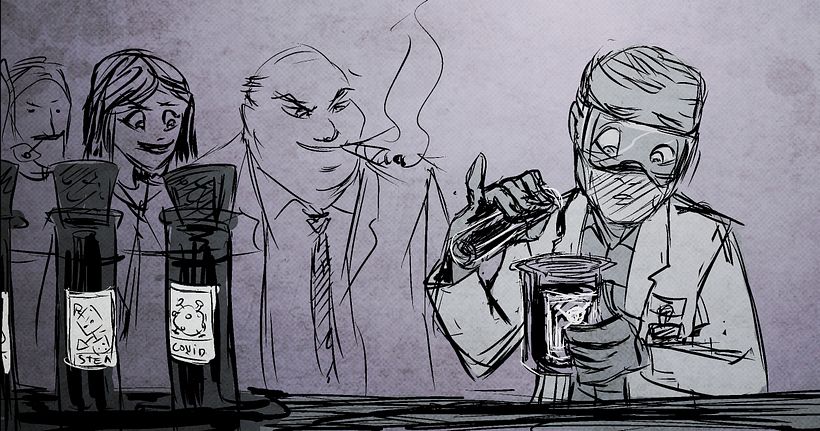 diseño de personaje   para concurso Domestica 8