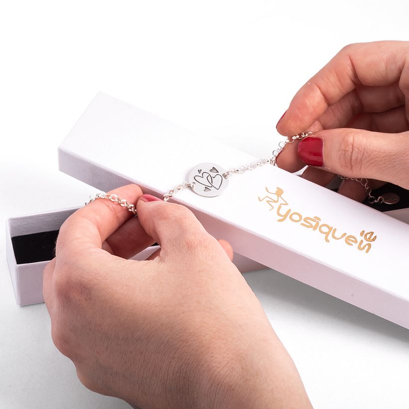 Fotografías Pulseras de Plata Colección "Joyas con corazón" de Yosíquesé -1