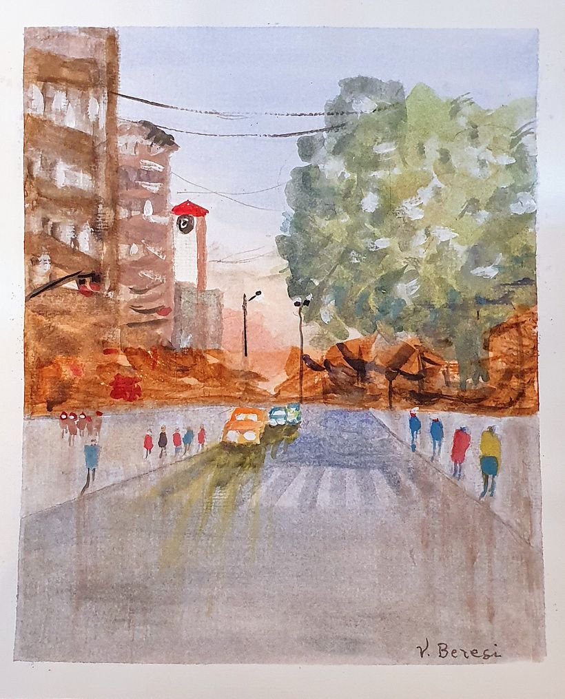 My project in Urban Landscapes in Watercolor course 0