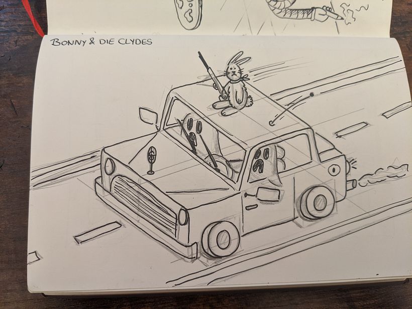 My project in The Art of Sketching: Transform Your Doodles into Art course 5