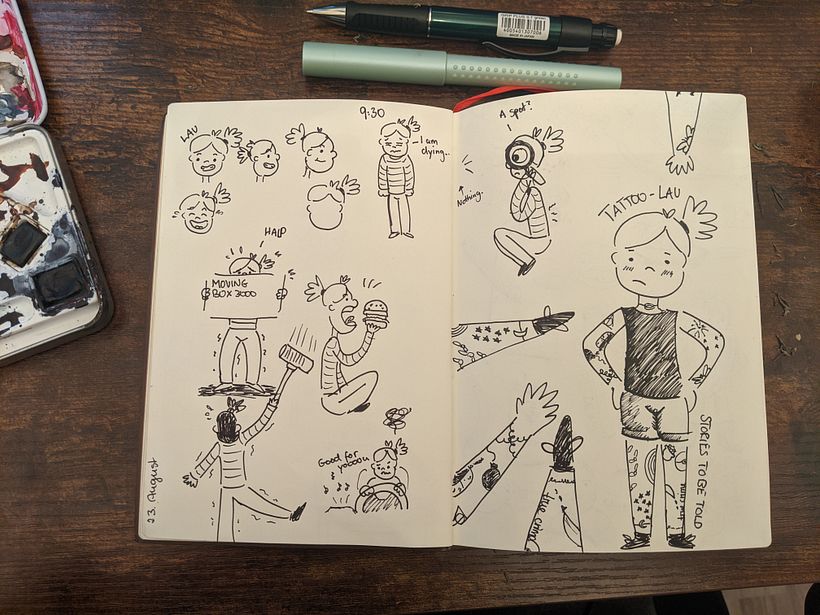 My project in The Art of Sketching: Transform Your Doodles into Art course 3