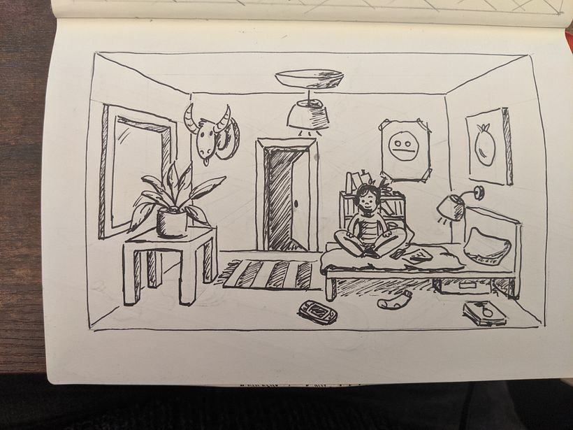 My project in The Art of Sketching: Transform Your Doodles into Art course 7