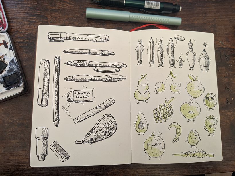 My project in The Art of Sketching: Transform Your Doodles into Art course 0