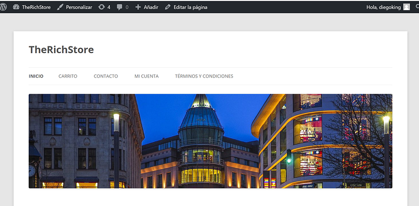 Mi Proyecto del curso: Creación de una web profesional con WordPress 0