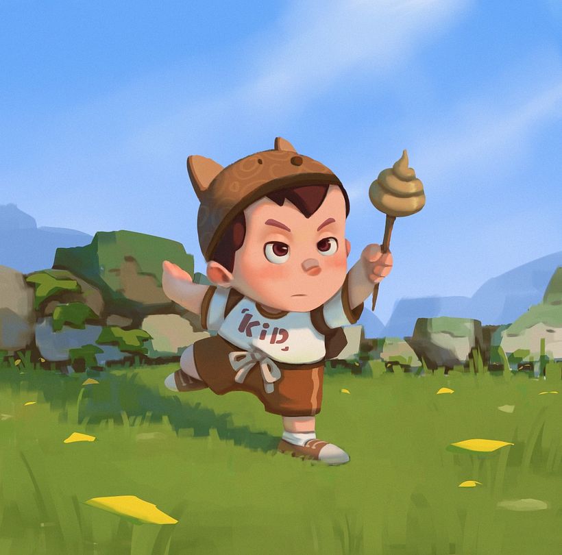 Our project in Lighting Principles for Digital Painting course 7