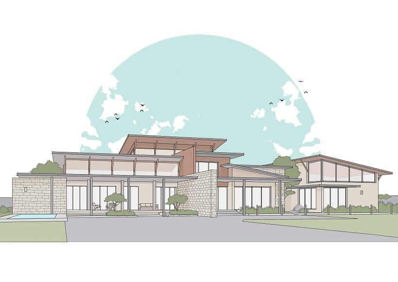 illustration of residence