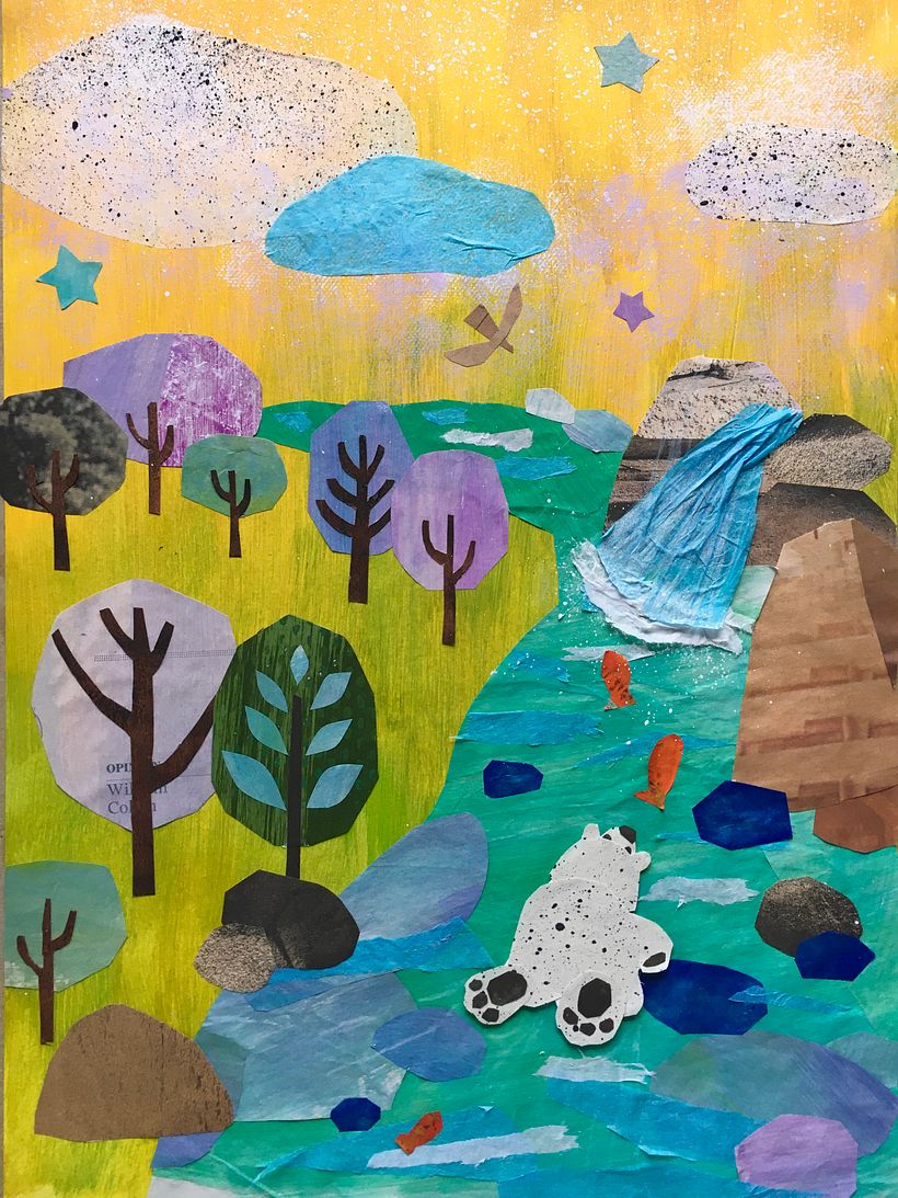 My project in Story Illustration with Paper course 0