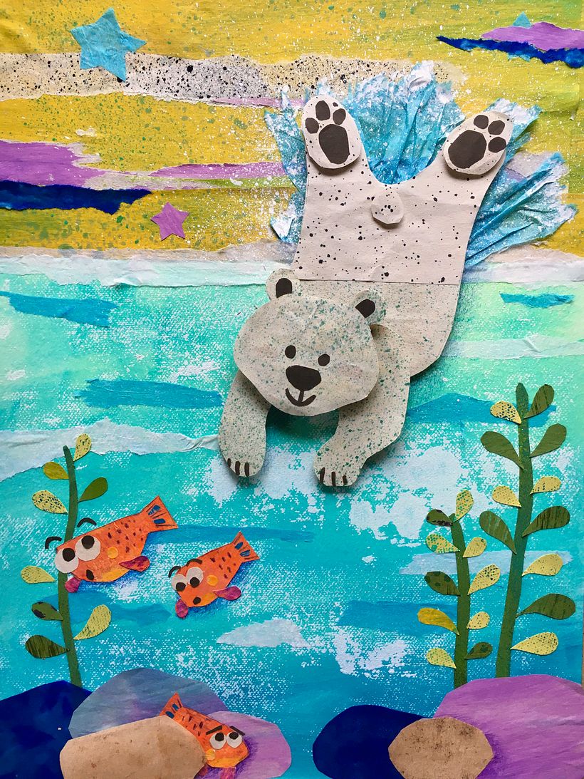 My project in Story Illustration with Paper course 1