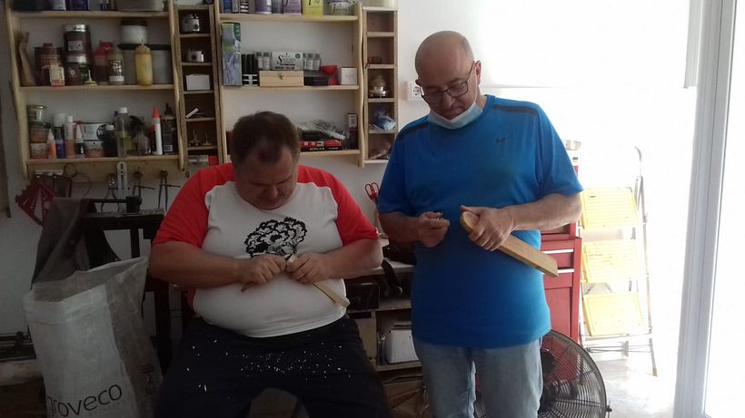 Con mi amigo Jordi.