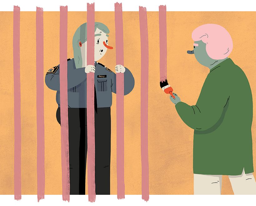 Editorial illustrations: Polistidningen 2