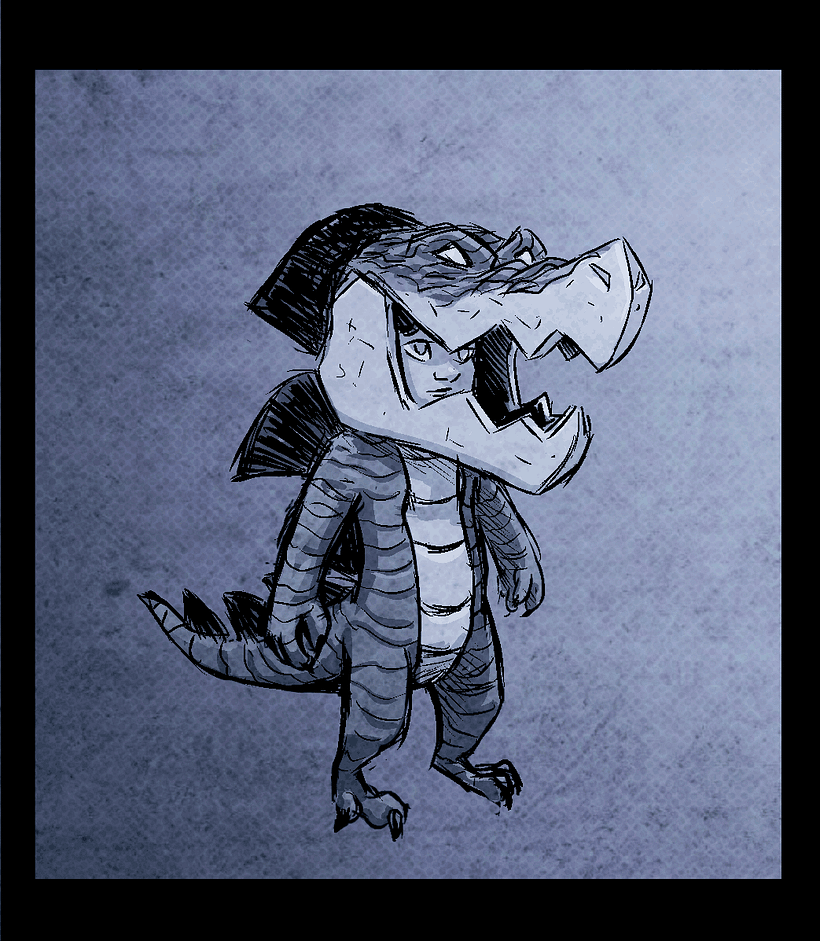 diseño de personaje   para concurso Domestica 1