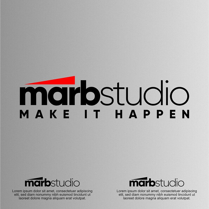 Marb Studio Logo with tagline