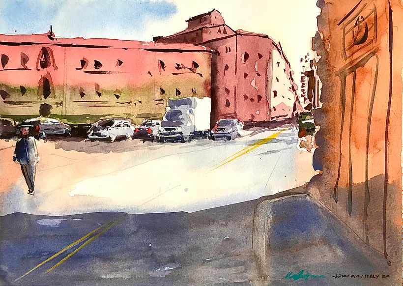 Watercolor painting 0