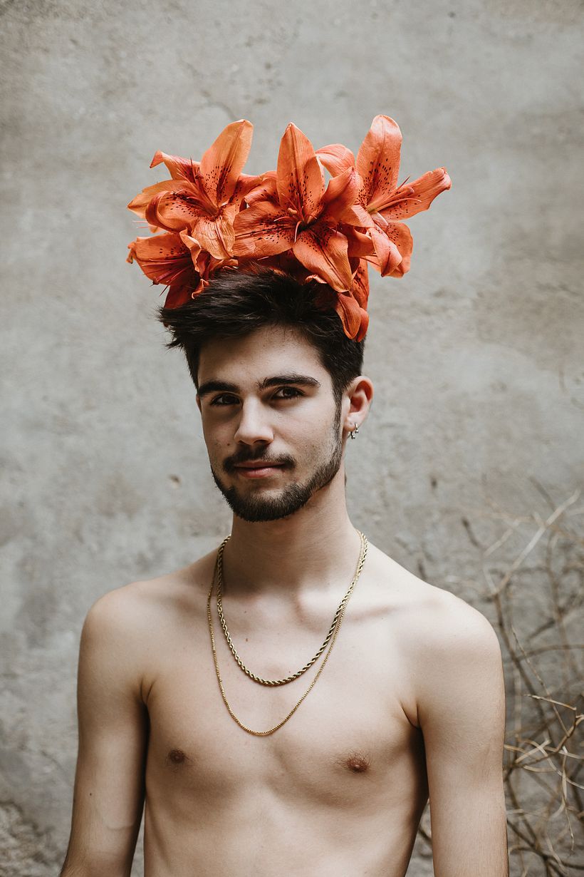 Menino Halloween - Coroa Floral 0