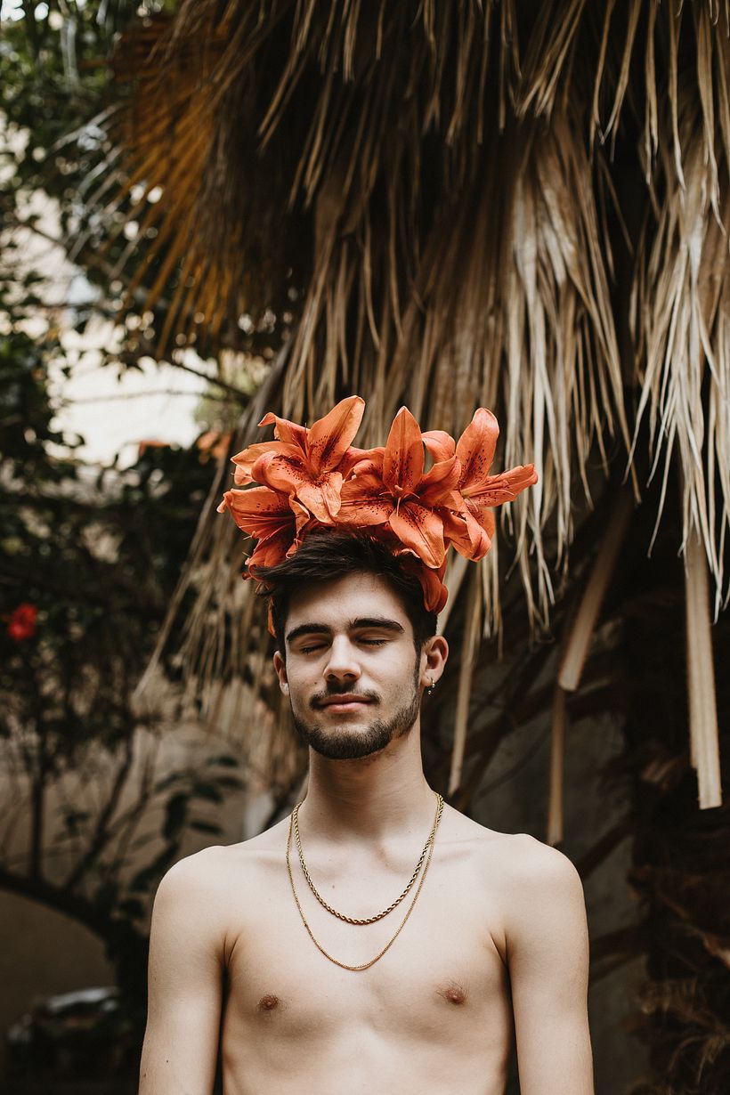 Menino Halloween - Coroa Floral 1