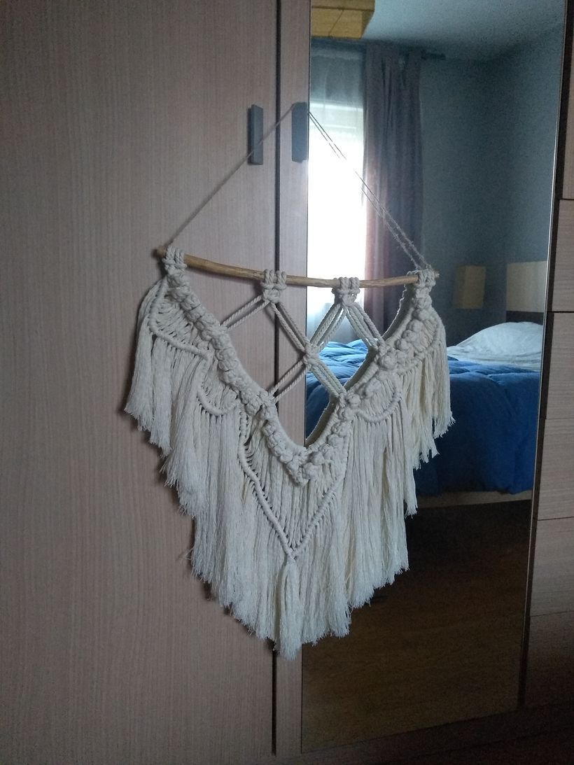Mi Proyecto del curso: Introducción al macramé: creación de un tapiz decorativo 0