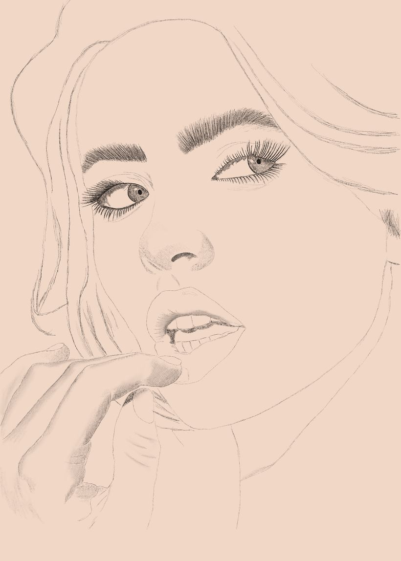 Mi Proyecto del curso: Retrato ilustrado con Procreate 0