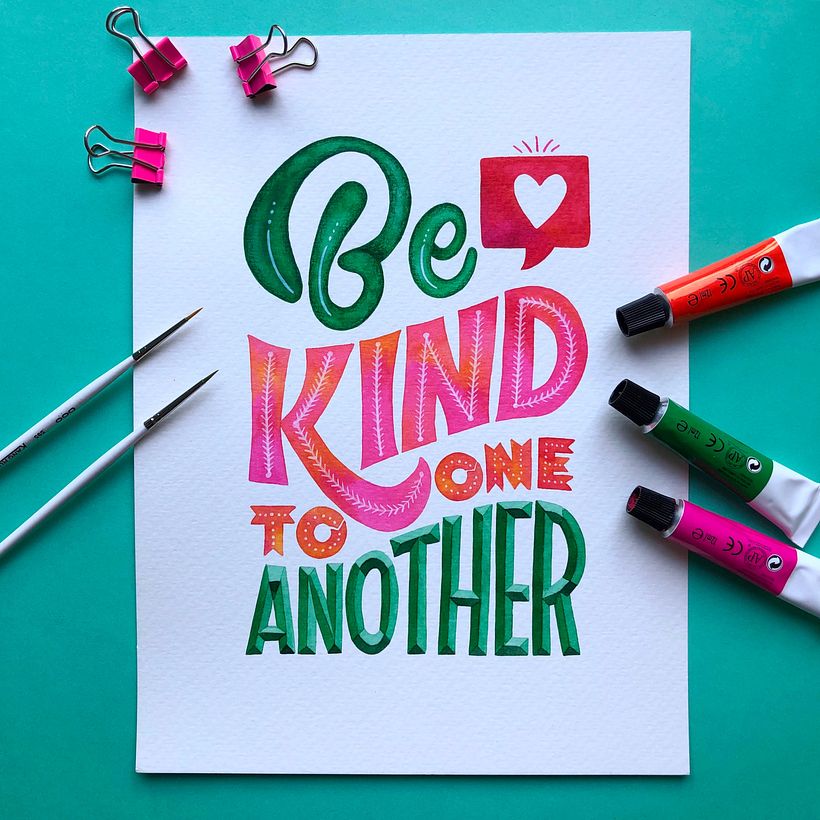 Be kind to one another 0