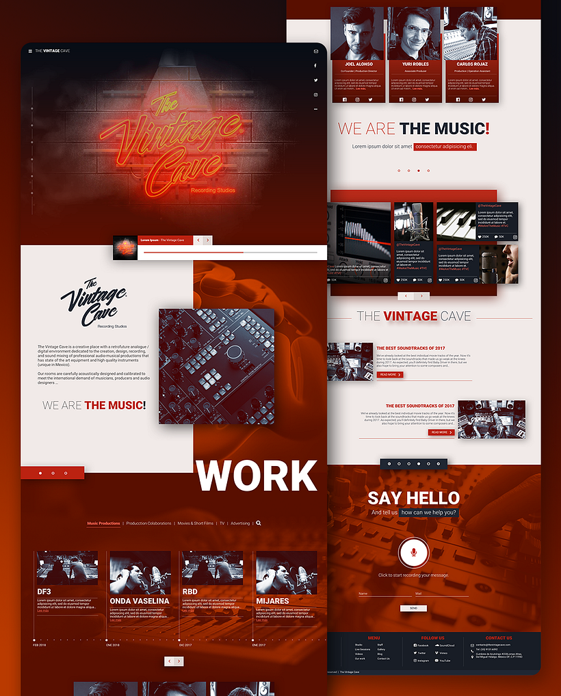 The Vintage Cave / Web Design 1